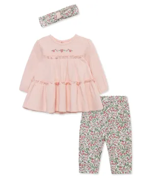 Sweet Floral Tunic Set (3M-12M)