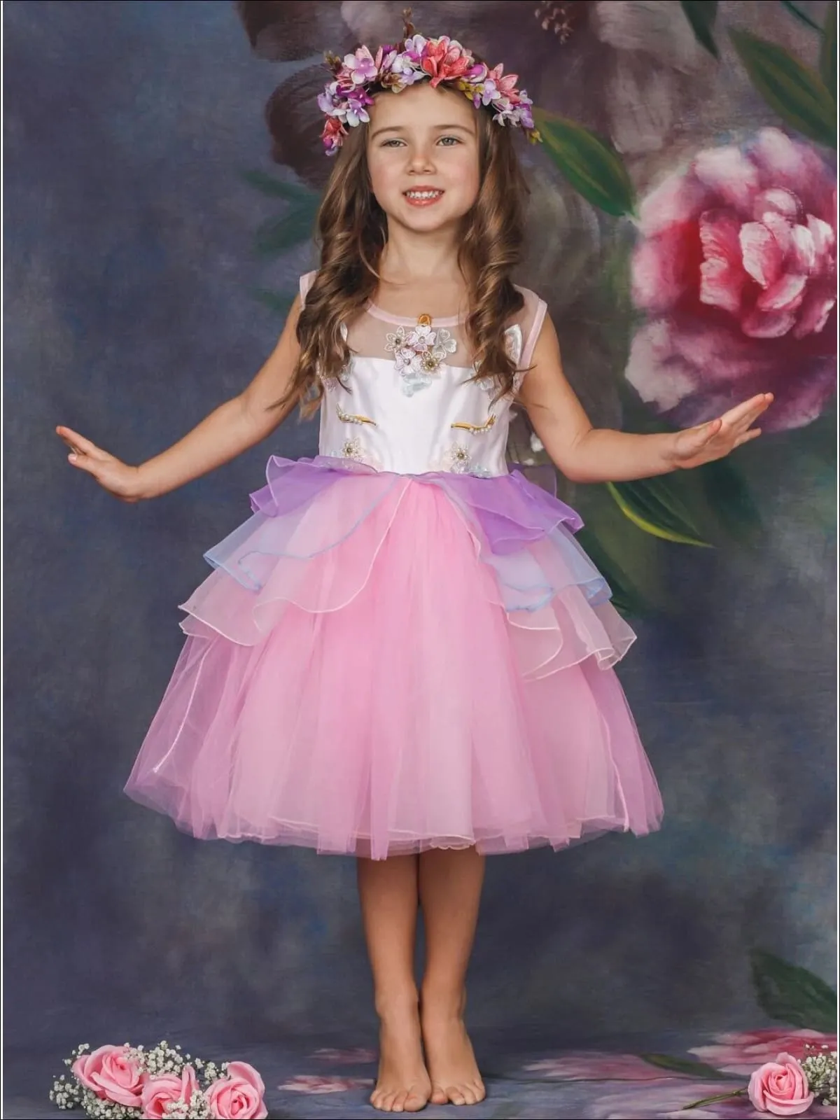 Sweet Unicorn Magic Party Tutu Dress