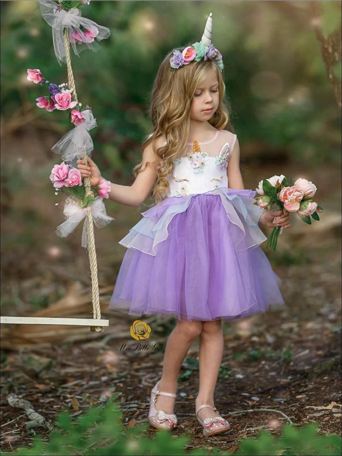 Sweet Unicorn Magic Party Tutu Dress