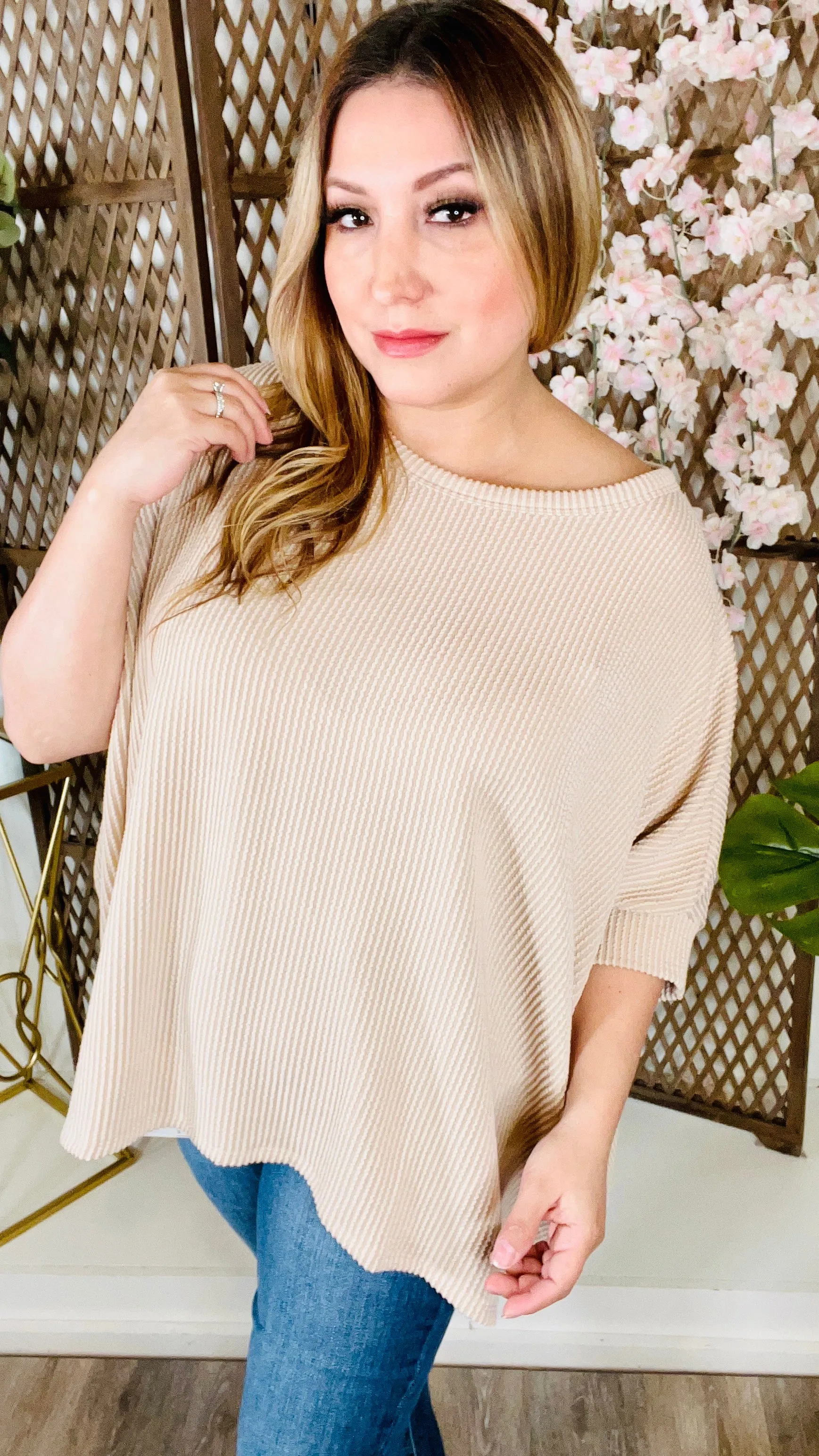 Taupe Tunic Top