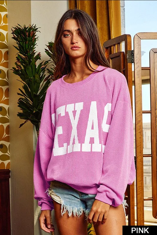 TEXAS OVERSIZE PULLOVER