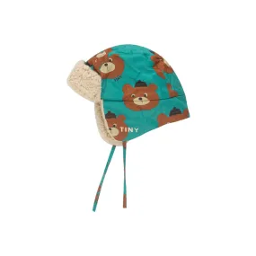 Tiny Cottons - Bears chapka hat - emerald