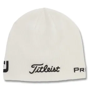 Titleist Tour Merino Golf Beanie White/Black - FW24