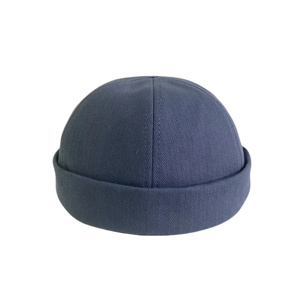 Twill Cotton Watch Cap Beanie Docker Brimless Harbour Hat YZ50137