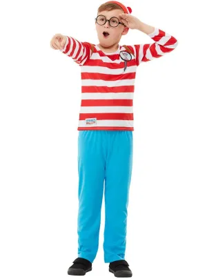 Where's Wally Deluxe Boys Book Week Costume