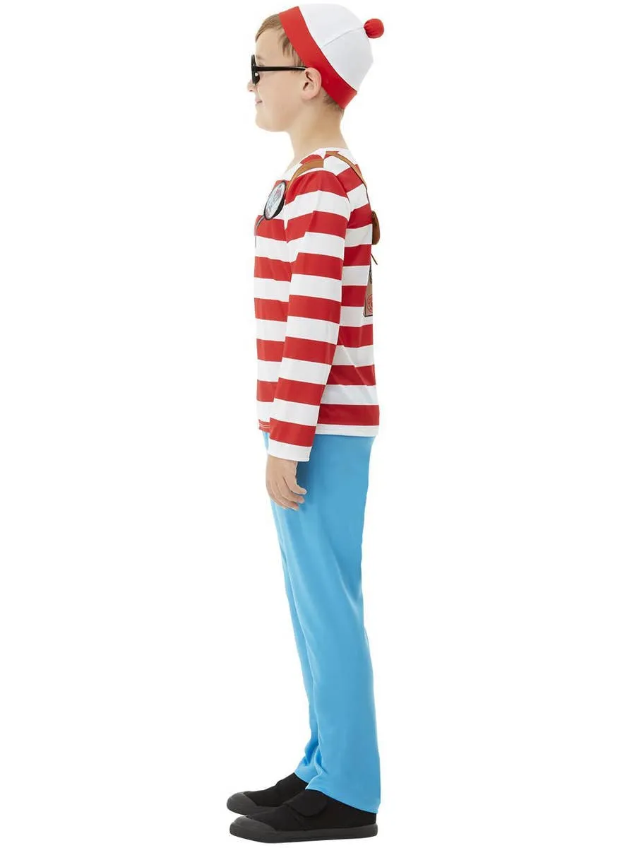 Where's Wally Deluxe Boys Book Week Costume