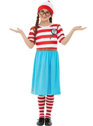 Where's Wally Deluxe Teen Girls Wenda Book Week Costume