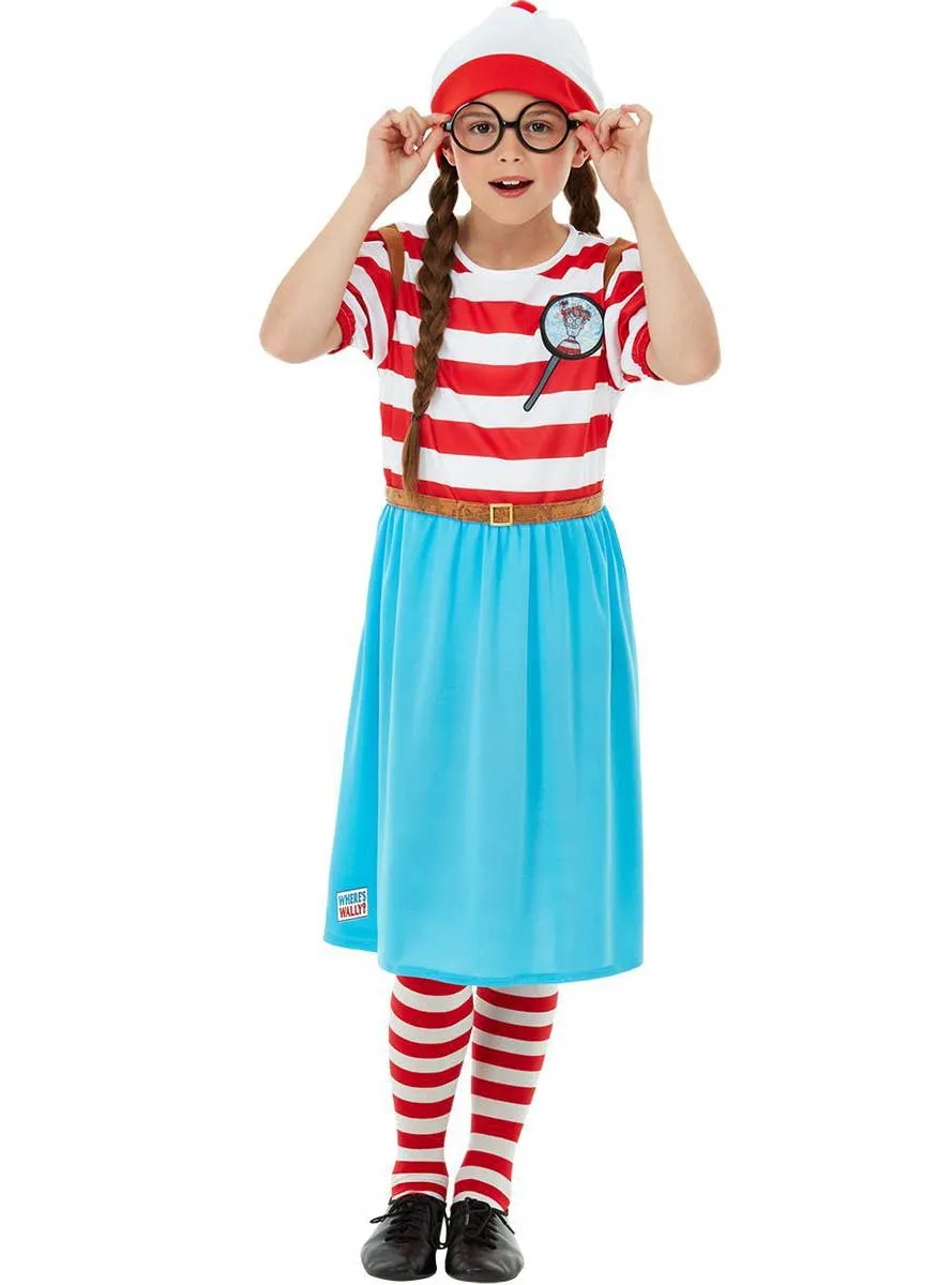 Where's Wally Deluxe Teen Girls Wenda Book Week Costume